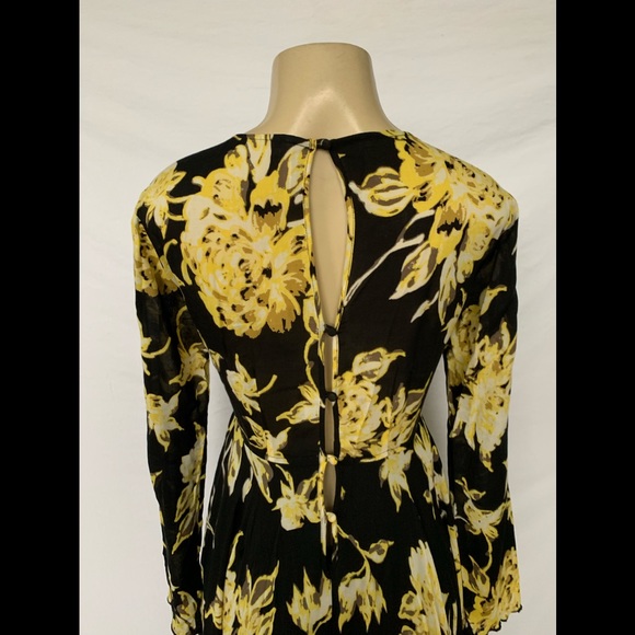 Free People Size M First Kiss Floral Print Dress - Picture 5 of 8